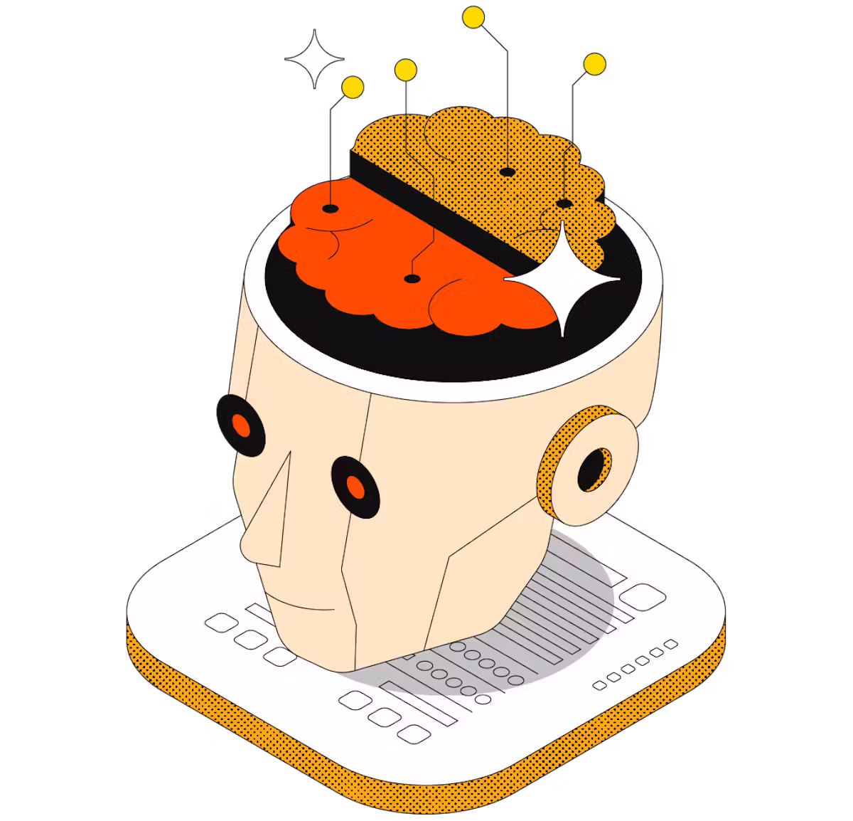 KI-Roboter im Call Center